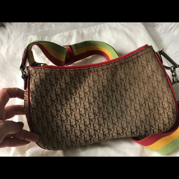 Christian Dior saddle Rasta Bag - Picture 2 of 8